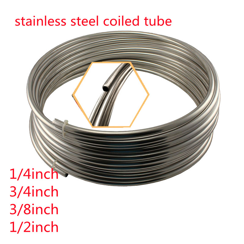 ASTM A789 2205 Grade Stainless Steel Coil Tube untuk jalur kontrol