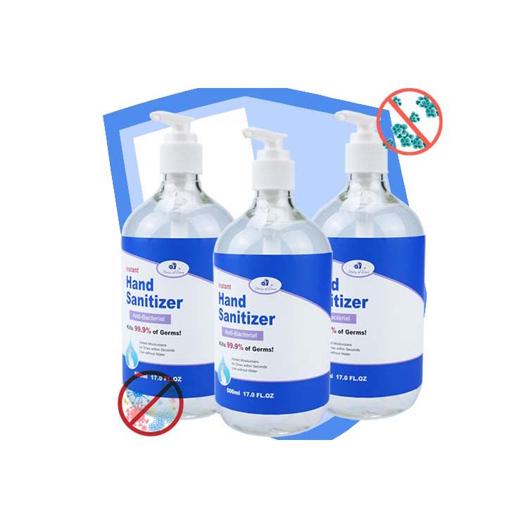 Prilagodljivi instant antibakterijski gel sa 75% alkohola za dezinfekciju ruku