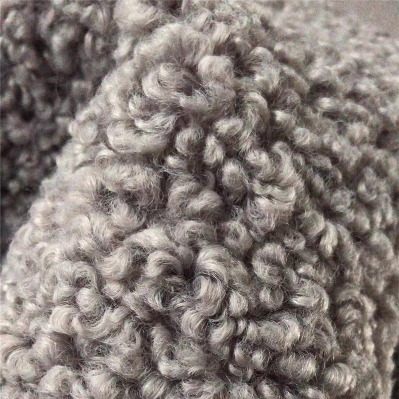 warp knit faux sheep curly fur