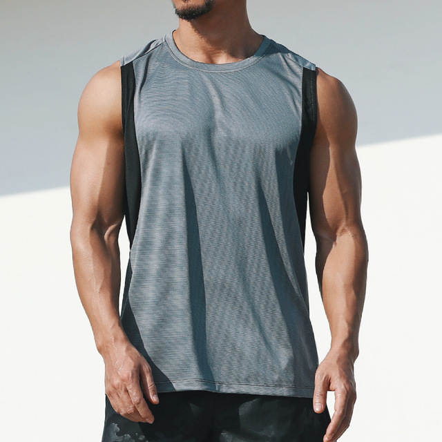 Wholesale Men’s Sports Breathable Muscle Gym Workout Tank Top