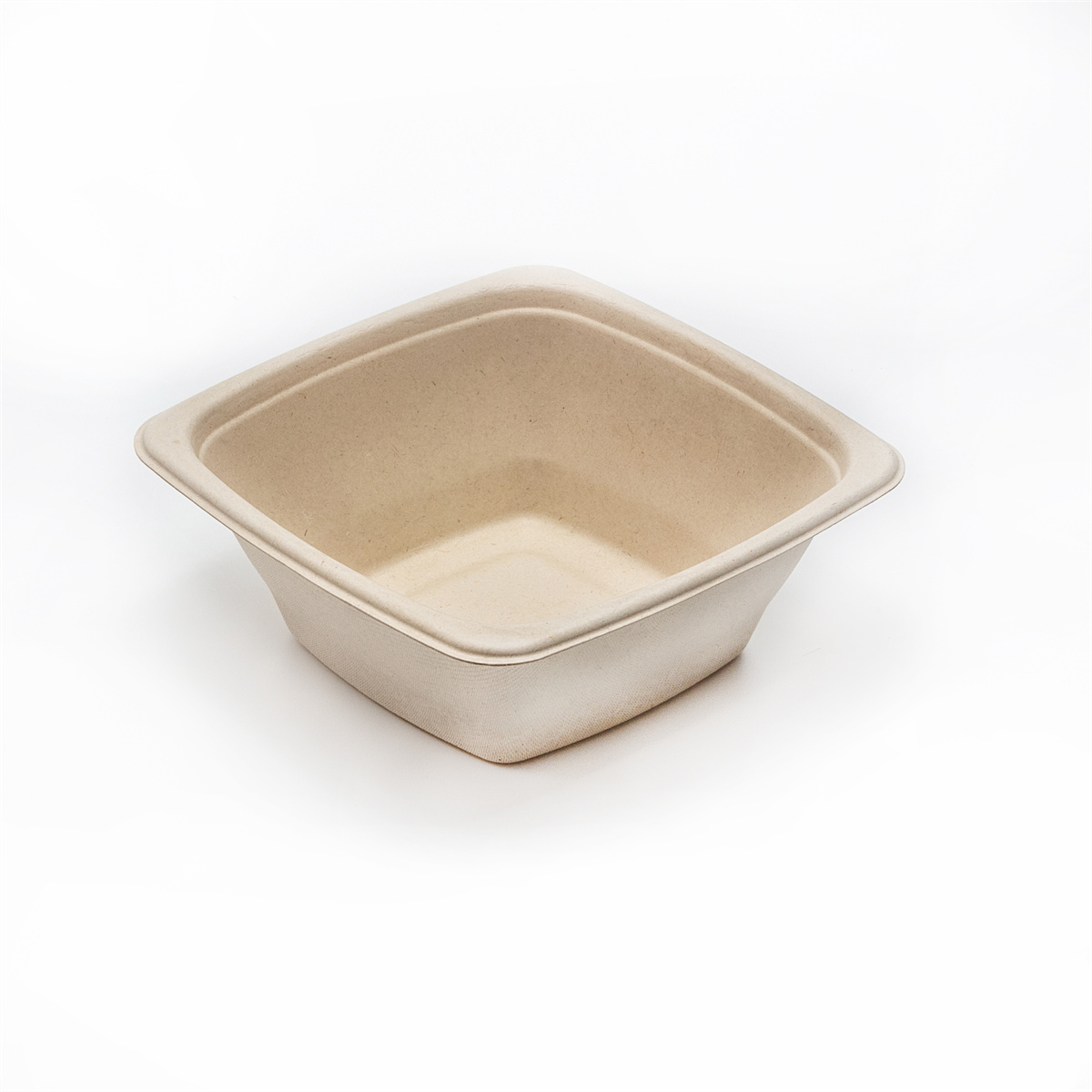 PB032 Customizable Eco-friendly PFAS Free Disposable Tableware 32oz Square Bowl Disposable Compostable Biodegradable Bowl