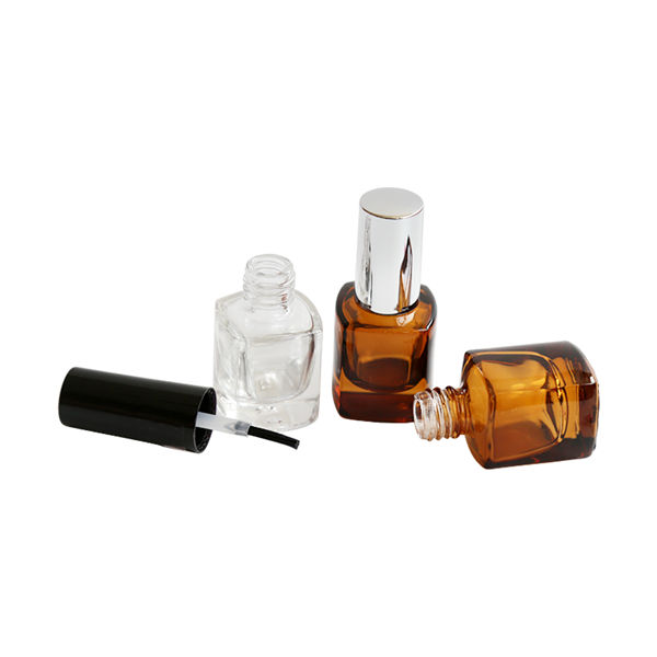 Manufacturer of China Mini Gel Nail Polish Glass Bottle with Brush Cap Glass Jars