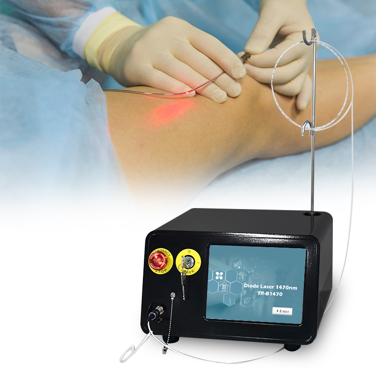 Varicose vein treatment laser 1470nm EVLT laser  TR-B1470