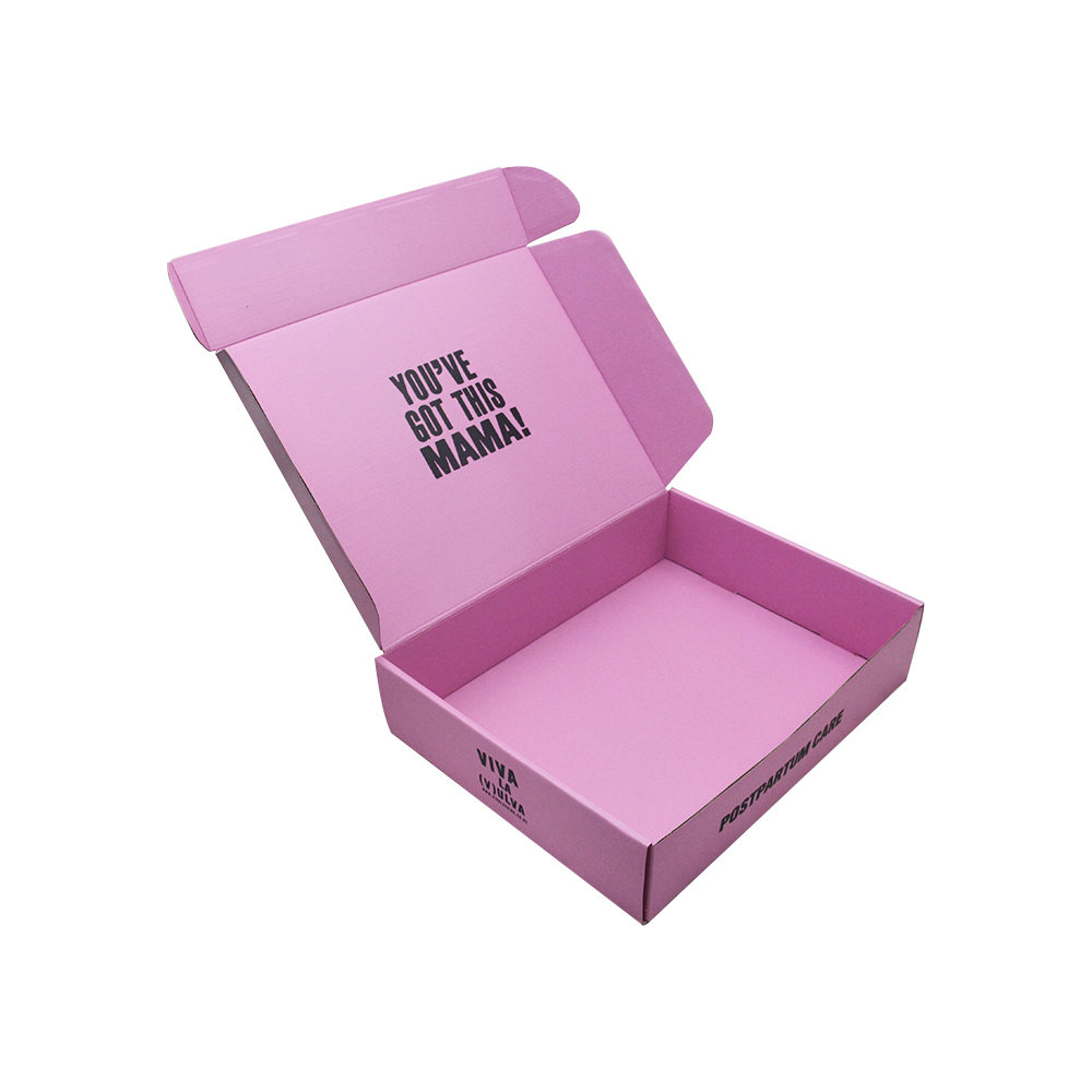 Custom Logo Pink Shopping Maile Box Wholesale