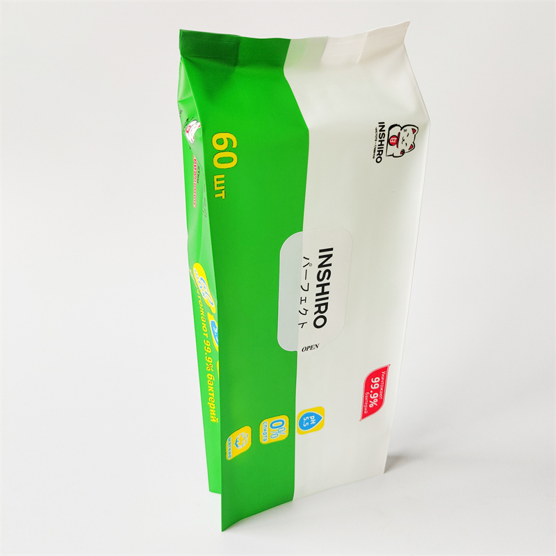 Plastic Laminated Wet Wipes Packaging Pouch