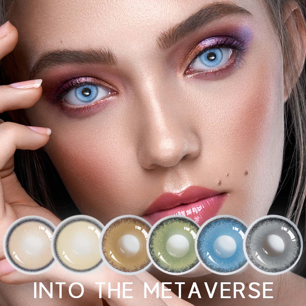 Into The Metaverse new arrival wholesale Private label Meetone soft natural color cosmetic contact lenses