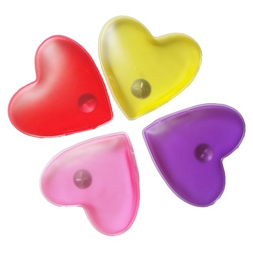 Reusable heat pack heart shape