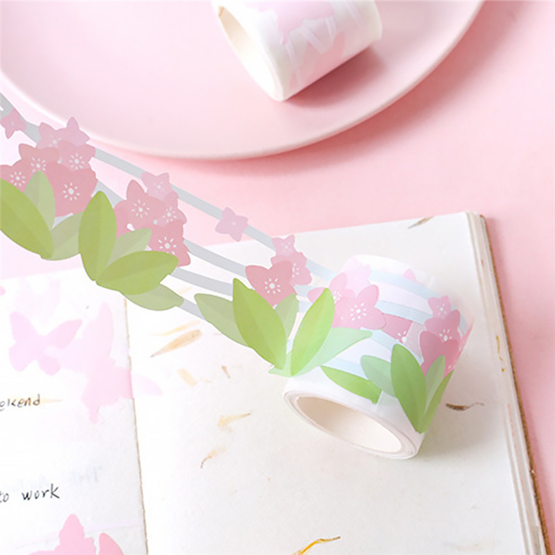 Floral Tape Flash Film Fashion Design Foil Washi maalriteibid
