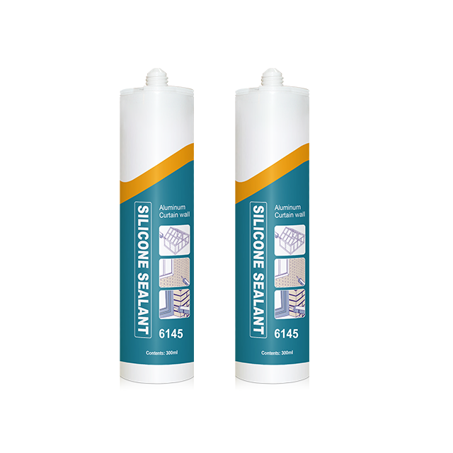 Neutral Glass Curtain Wall Weather-Resistant Silicone Sealant 6145